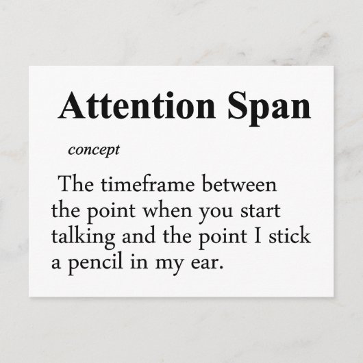 Spantser aandacht briefkaart (Voorkant)