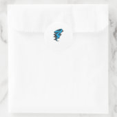 SPAR 8-9 Vlag Cycloon Onder 8 Ronde Sticker (Tas)