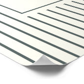 Spar Classic Pinstripe Trouw Welkom Bord Poster (Hoek)