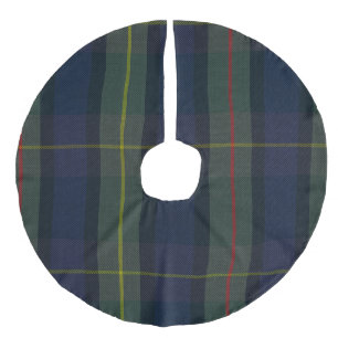 Spar Groen tartan geruite traditionele Kerstmis Imitatie Linnen Kerstboom Kleed