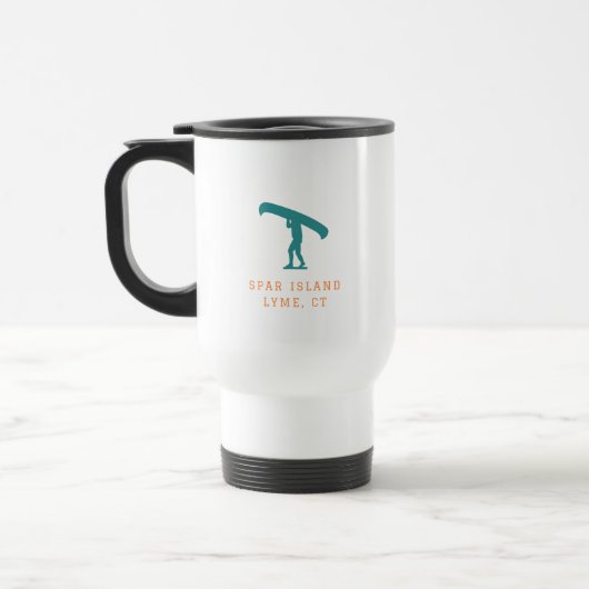 Spar Island Canoe Travel Mug Reisbeker (Links)