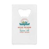 Spar Island Merch Creditkaart Flessenopener (Achterkant)