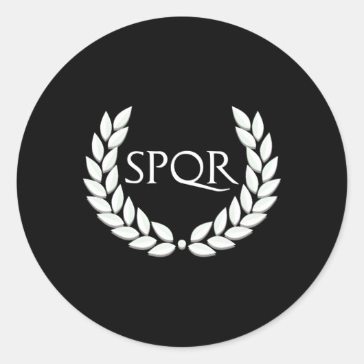SPAR voor RO Empire Ronde Sticker (Voorkant)