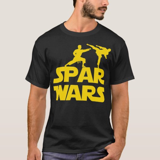 Spar Wars  for Karate Taekwondo MMA Martial Arts T-shirt (Voorkant)