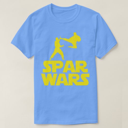 Spar Wars Kick Boxing Taekwondo Karate T-shirt (Design voorkant)
