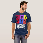 Spar Wars Kick Boxing Taekwondo MMA Karate T-shirt (Voorkant volledig)