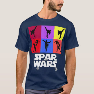 Spar Wars Kick Boxing Taekwondo MMA Karate T-shirt