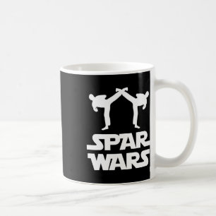 Spar Wars MMA Karate Taekwondo Boxing Martial Arts Koffiemok