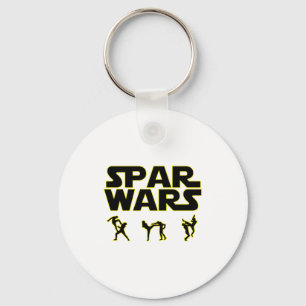 Spar Wars Taekwondo Mma Karate T-shirt Sleutelhanger