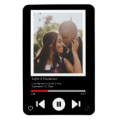 Spara datum Muziekspeler Eerste Dans Foto Magneet (Verticaal)