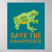 Sparde-the-rainforest Tree Kikker Poster (Voorkant)