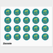 Sparde-the-rainforest Tree Kikker Ronde Sticker (Vel)