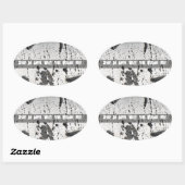 Spare an Aspen Tree Ovale Sticker (Vel)