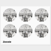 Spare an Aspen Tree Ronde Sticker (Vel)