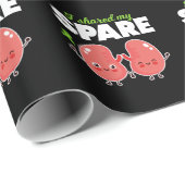 Spare Kidney Organ Transplantatie Cadeaupapier (Rol Hoek)