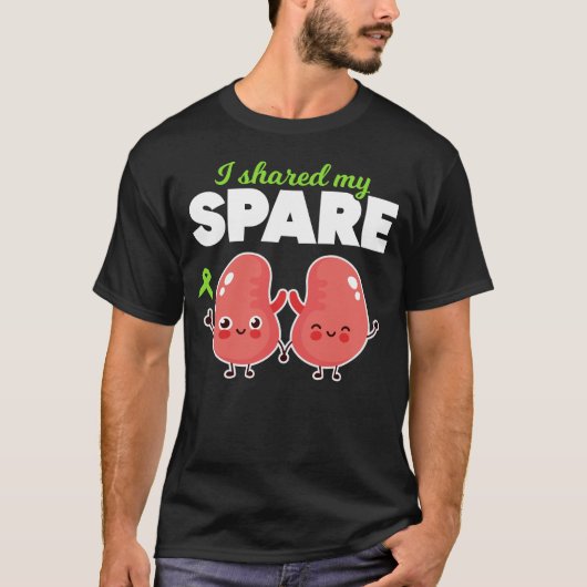 Spare Kidney Organ Transplantatie T-shirt (Voorkant)