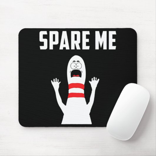Spare me Bowler Fun Bowling Lover Gift Muismat (Met muis)