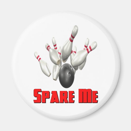 Spare me Bowling Magneet (Voorkant)