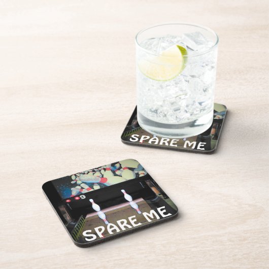 Spare me Bowling Meme Bier Onderzetter (Rechterzijde)