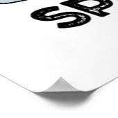 Spare Me Funny Sports Bowling Pun Poster (Hoek)