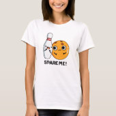 Spare Me Funny Sports Bowling Pun T-shirt (Voorkant)
