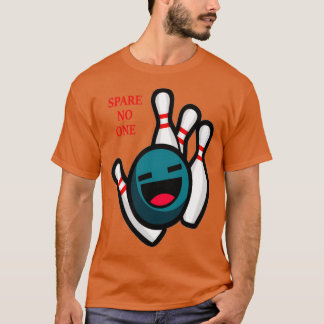 Spare No One Bowling-Afbeelding T-shirt