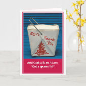 Spare Rib Jewish Birthday Kaart (Gele Bloem)