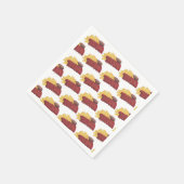 Spare Ribs BBQ Barbecue Barbeque Rib Kokoff Servet (Hoek)