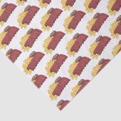 Spare Ribs BBQ Barbecue Barbeque Rib Kokoff Tissuepapier (Detail)