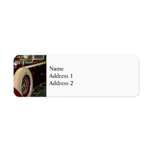 Spare Tire Etiket (Voorkant)