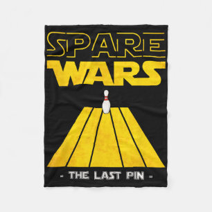 Spare Wars Laatste Speld Bowling Bowling Speler Fleece Deken