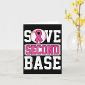 Sparen 2e Baseball Player Borstkanker waren Kaart (Gele Bloem)