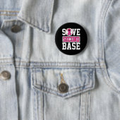 Sparen 2e Baseball Player Borstkanker waren Ronde Button 5,7 Cm (In situ)
