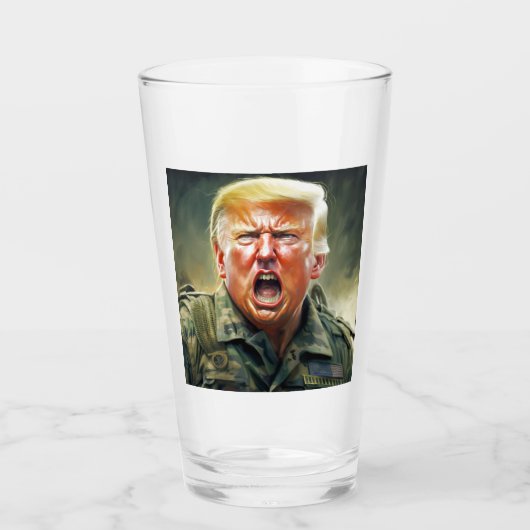 Sparen Amerika met Trump - Verenigde Wij staan Glas (Voorkant)