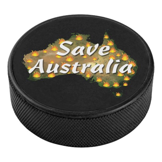 Sparen Australië van de ramp van Bushfire Hockey Puck (3/4)