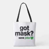 Sparen Banen. Tote Bag (Achterkant)