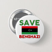 Sparen Benghazi Ronde Button 5,7 Cm (Voorkant /achterkant)