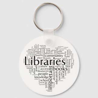 Sparen bibliotheeksleutelhanger sleutelhanger
