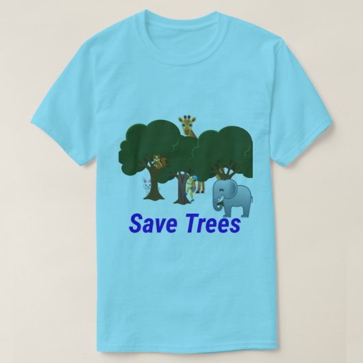 Sparen bomen t-shirt (Design voorkant)