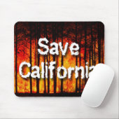 Sparen Californië van Wildvuur Muismat (Met muis)