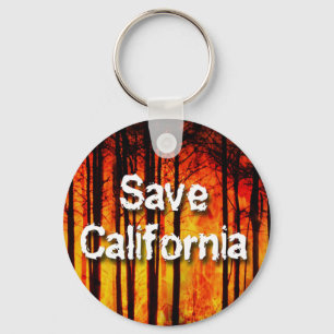 Sparen Californië van Wildvuur Sleutelhanger