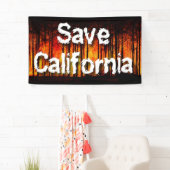 Sparen Californië van Wildvuur Spandoek (Insitu)