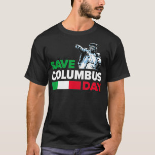 Sparen Columbus Dag Italiaanse Pride T-shirt
