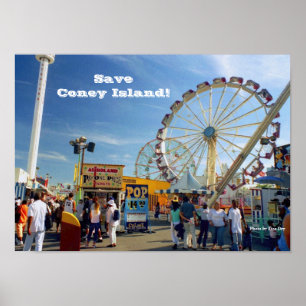 Sparen Coney Island! Poster