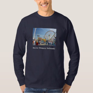 Sparen Coney Island! Volwassenen Lange Sleeve T-sh T-shirt
