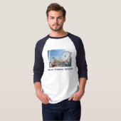 Sparen Coney Island! Volwassenen Raglan T-shirt me (Voorkant volledig)