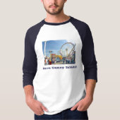 Sparen Coney Island! Volwassenen Raglan T-shirt me (Voorkant)