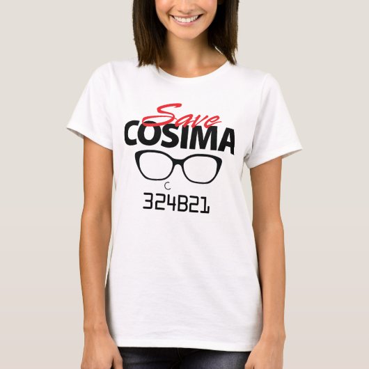 Sparen Cosima van Orphan Black T-shirt (Voorkant)