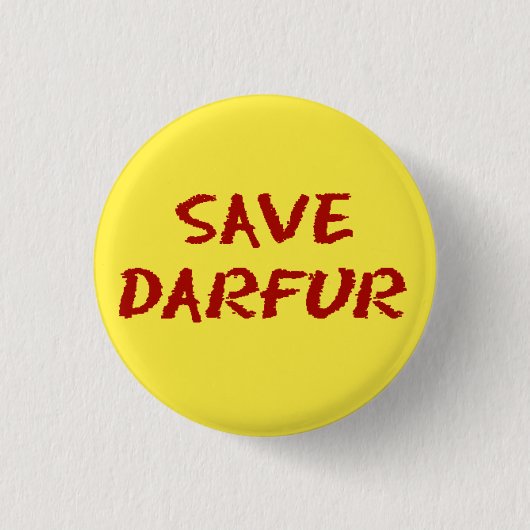 Sparen Darfur Mini Button (Voorkant)