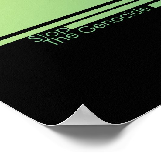 Sparen Darfur Poster (Hoek)